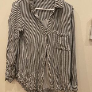 Cloth stone button down